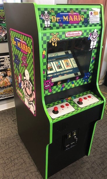 Dr Mario Full Size Arcade Machine 3000 Game Package Installed Free Shipping Usa Please See Exclusions For Specific States Land Of Oz Arcades