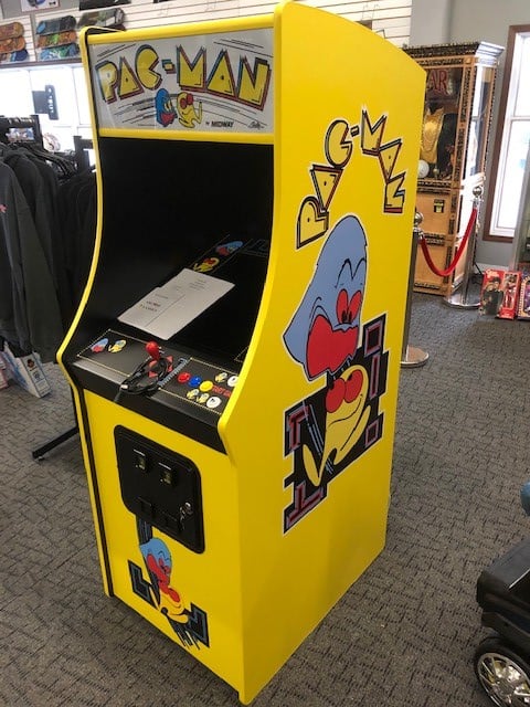 the little Pac Man arcade game