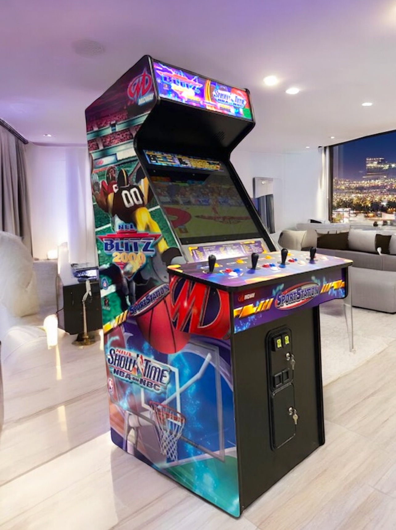 SPORTSTATION- 4 PLAYER MACHINE- BRAND-NEW FULL-SIZE ARCADE- CLICK ON THE PICTURE OF THE MACHINE FOR GAME OPTIONS AND SHIPPING - Image 3